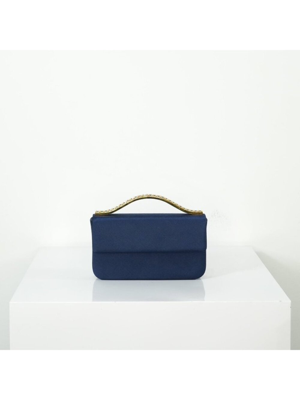 Prada Satin Crystal Embellished Handbag Full Set